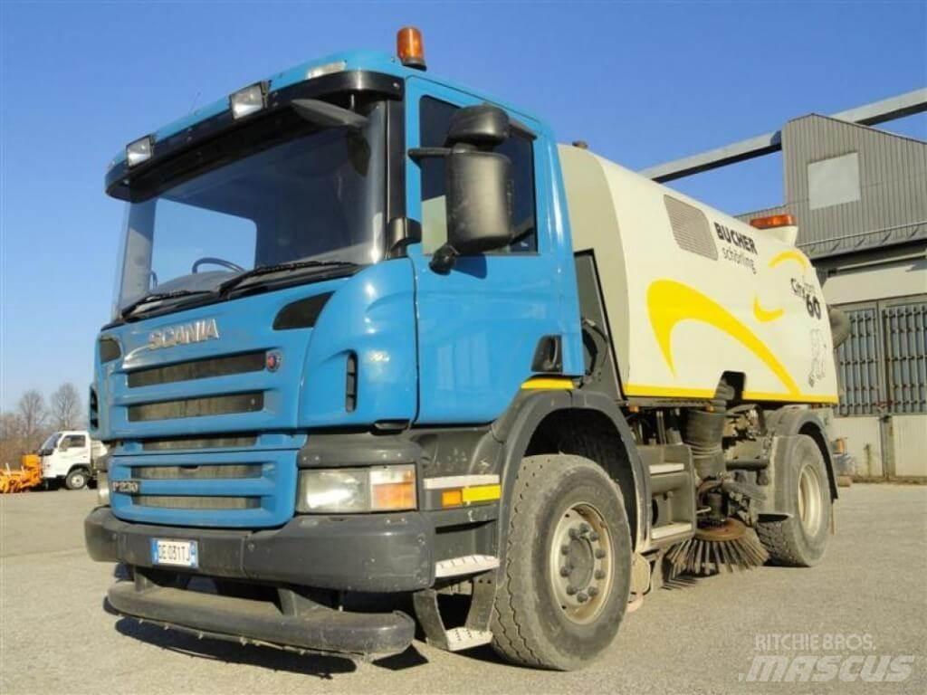 Scania P 230 Bucher Ielu tīrāmās mašīnas