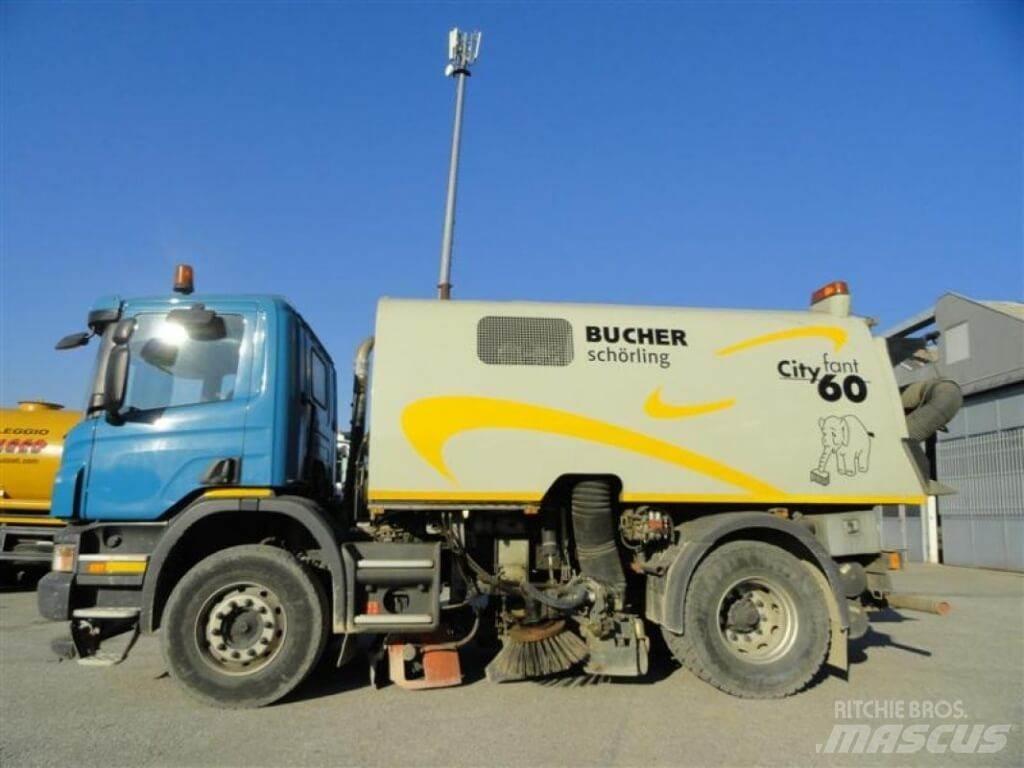 Scania P 230 Bucher Ielu tīrāmās mašīnas