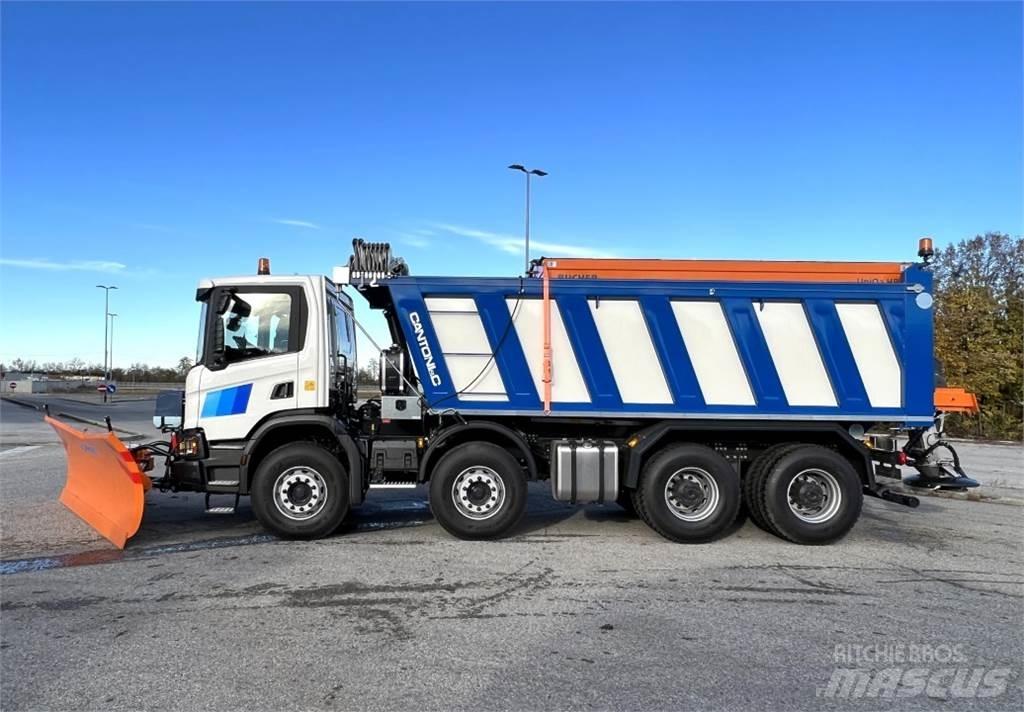 Scania P500 XT 8X4 Sniega naži un tīrītāji