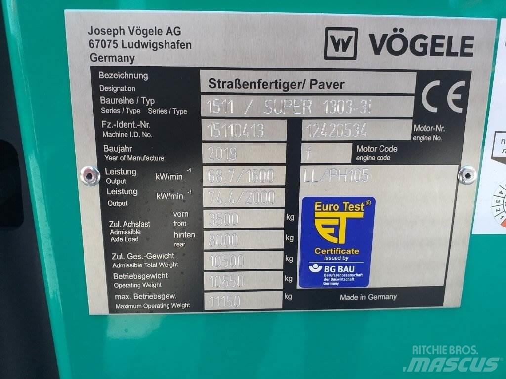 Vögele Super 1303-3i Asfalta klājēji