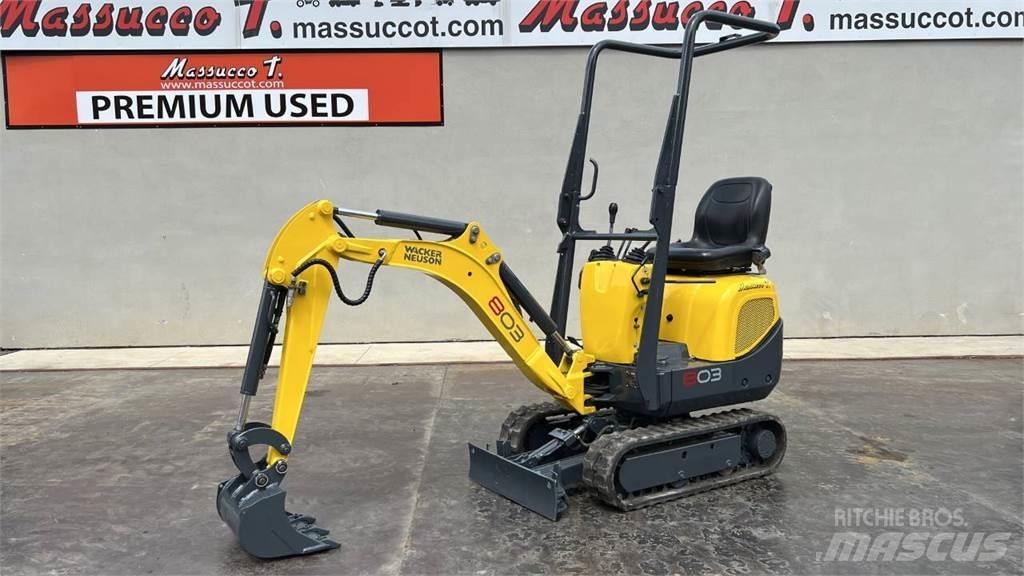 Wacker Neuson 803 Mini ekskavatori < 7 t