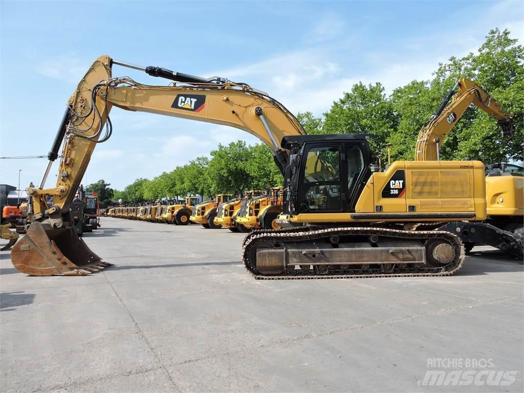CAT 336 + GPS Kāpurķēžu ekskavatori