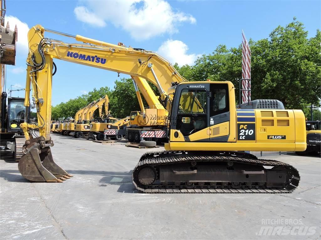 Komatsu PC210LC-10 Kāpurķēžu ekskavatori