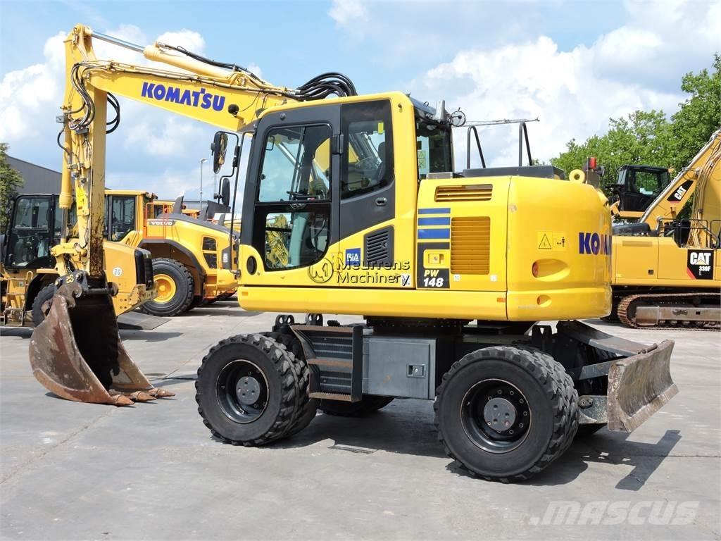 Komatsu PW148 Ekskavatori uz riteņiem