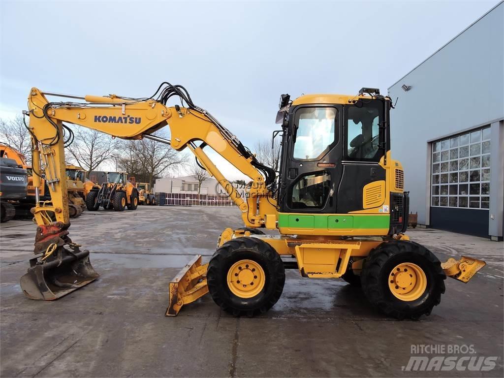 Komatsu PW98 Ekskavatori uz riteņiem