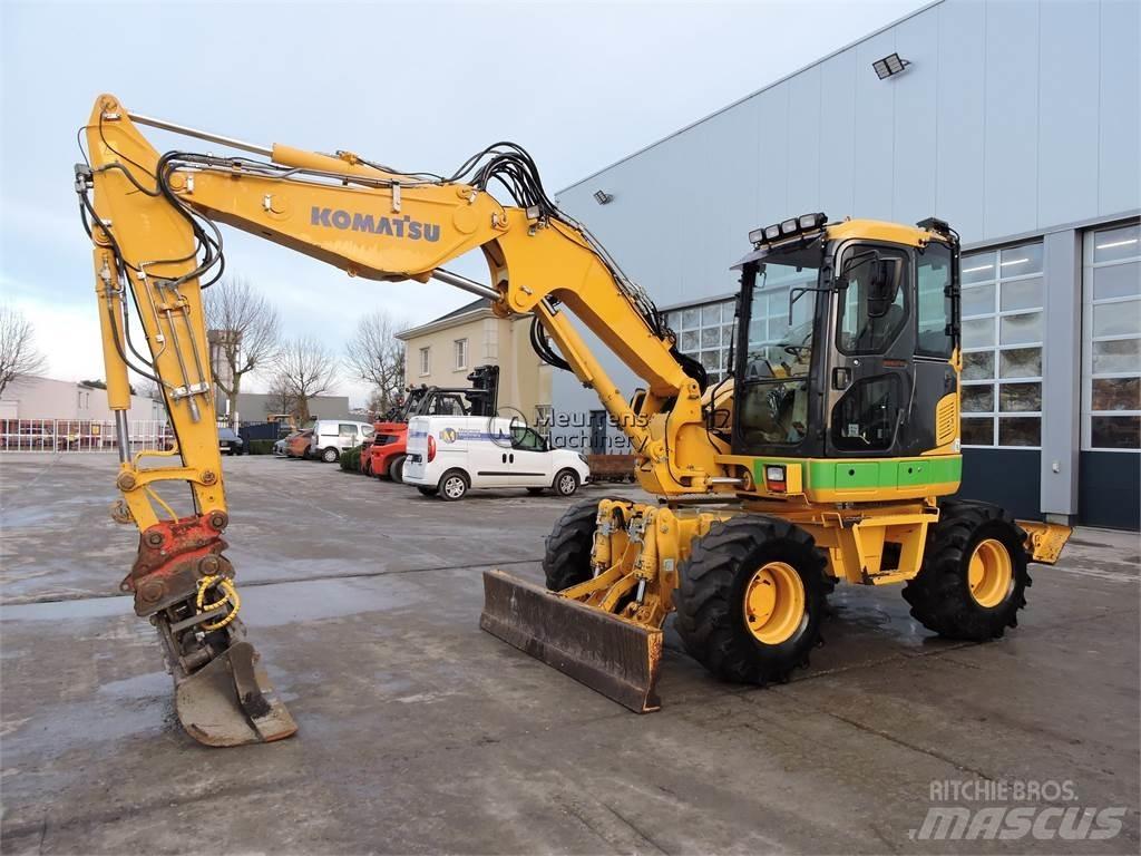 Komatsu PW98 Ekskavatori uz riteņiem