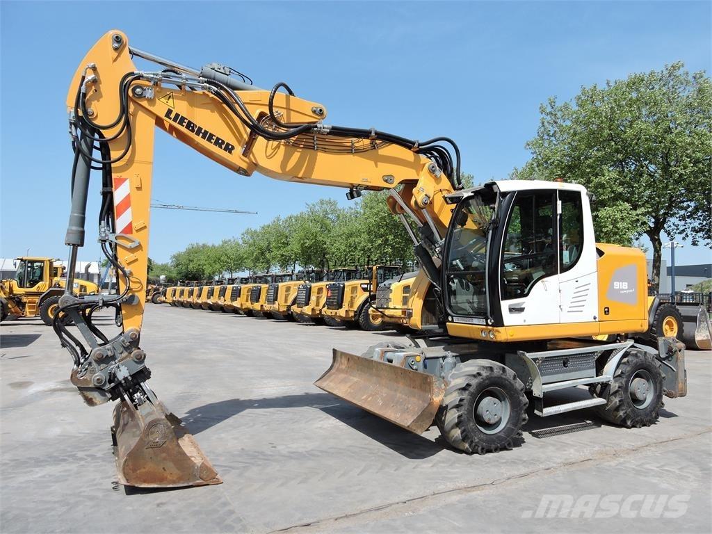Liebherr A918 Ekskavatori uz riteņiem