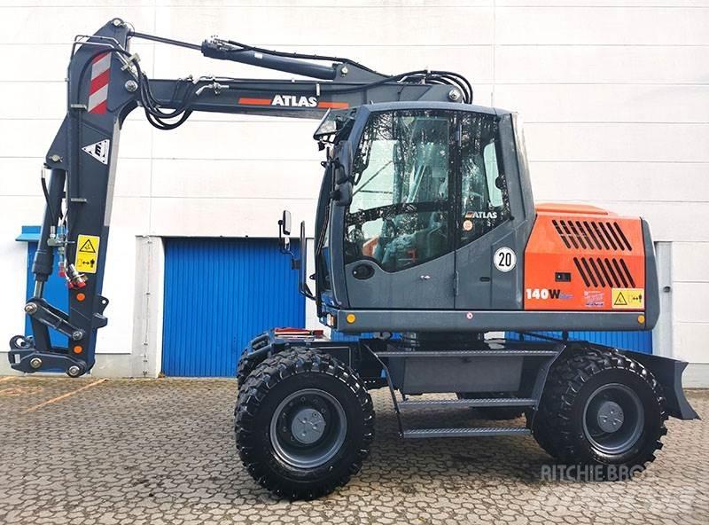 Atlas 140 W Ekskavatori uz riteņiem