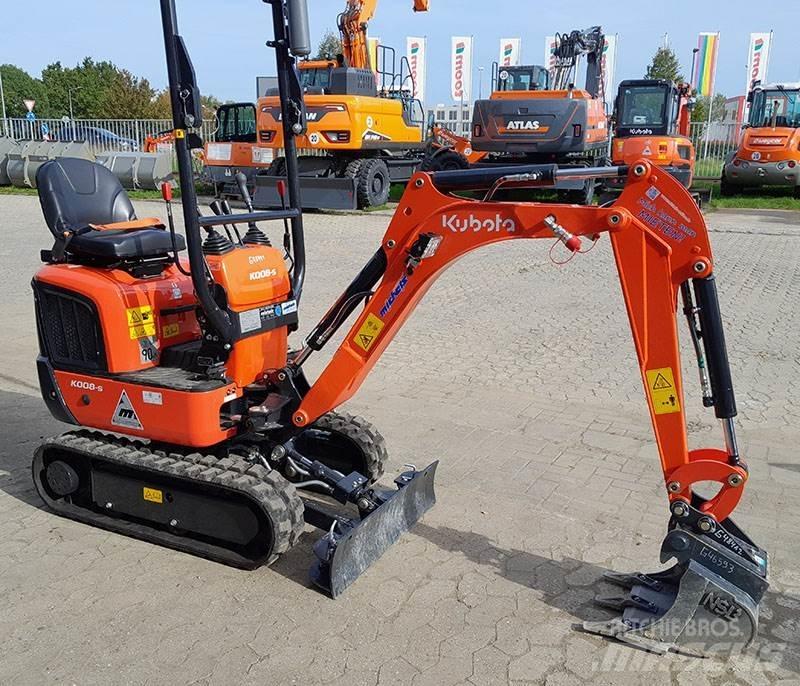 Kubota K 008-5 VHG Mini ekskavatori < 7 t