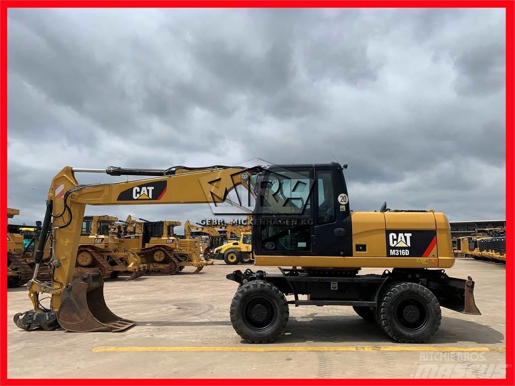 CAT M 316D Ekskavatori uz riteņiem