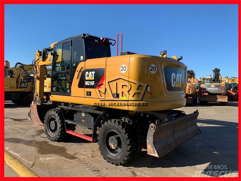 CAT M316 F Ekskavatori uz riteņiem