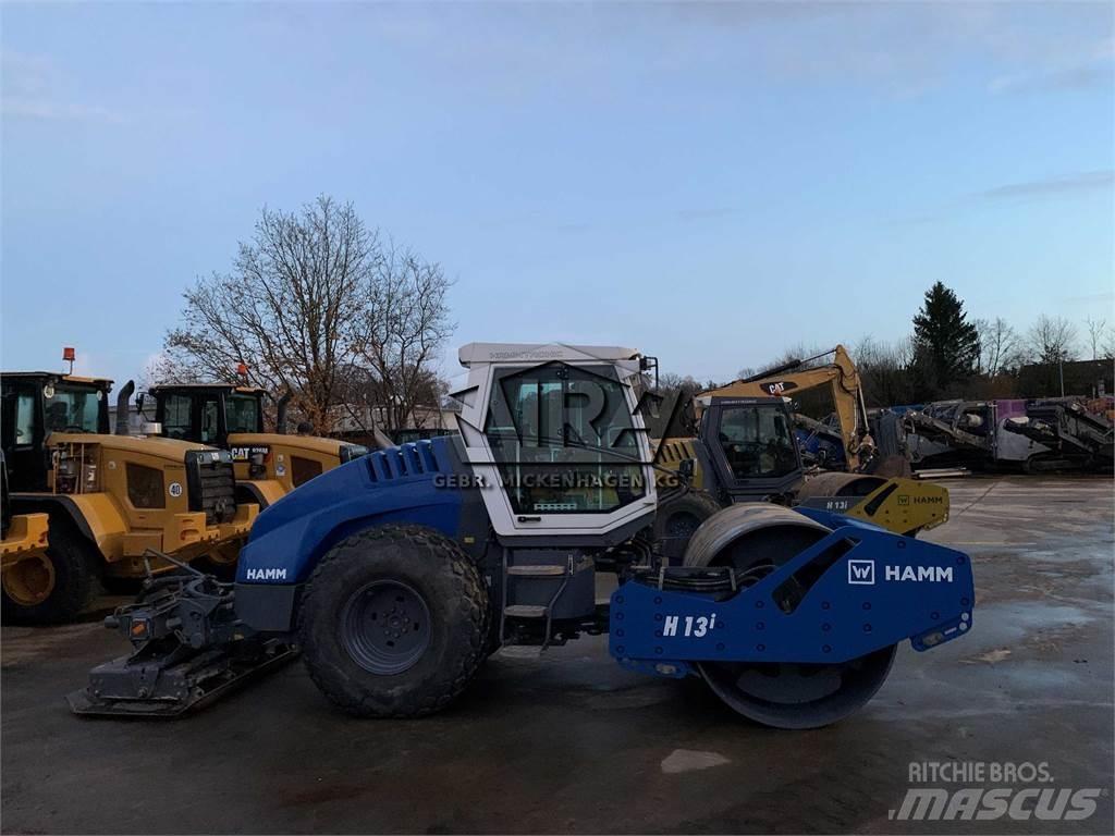 Hamm H 13i + Platten Vienvalča grunts veltņi