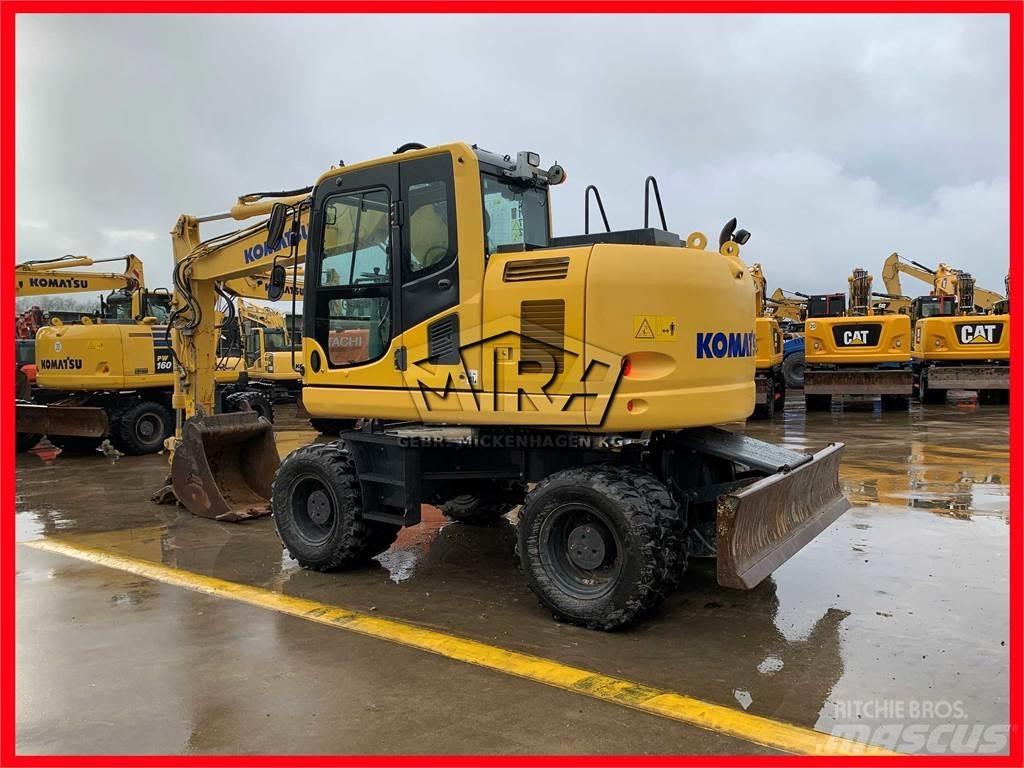 Komatsu PW148-10 Ekskavatori uz riteņiem