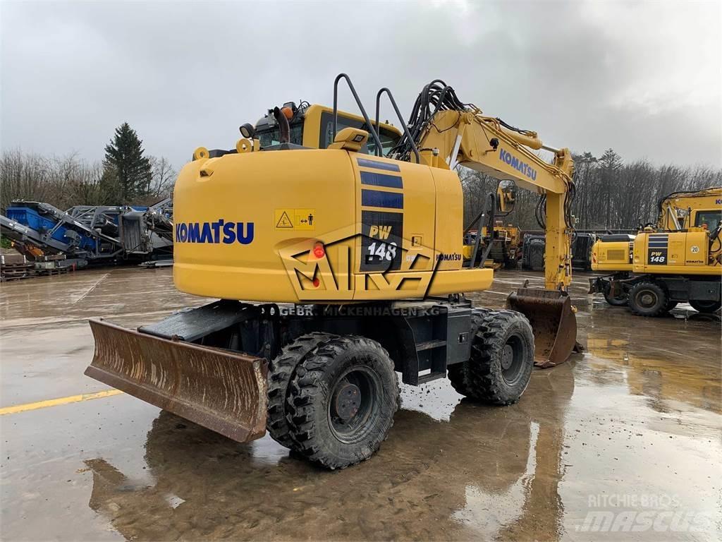 Komatsu PW148-10 Ekskavatori uz riteņiem