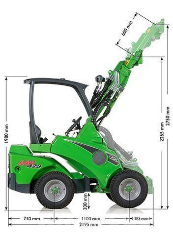 Avant Tecno 423 Iekrāvēji uz riteņiem