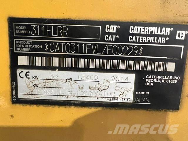CAT 311 F Kāpurķēžu ekskavatori
