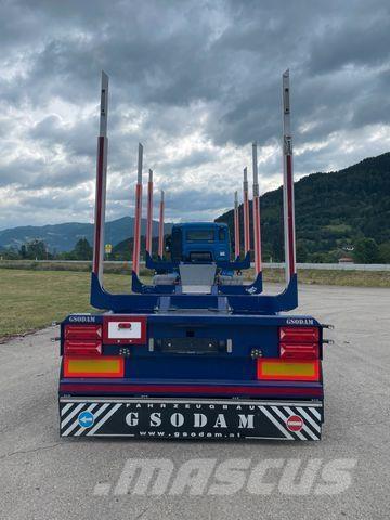 Gsodam T2L1 Kokmateriālu vešanas piekabes
