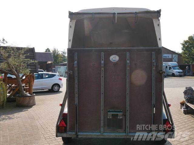  Holz Poly 2 Pferde Dzīvnieku transportēšanas piekabes