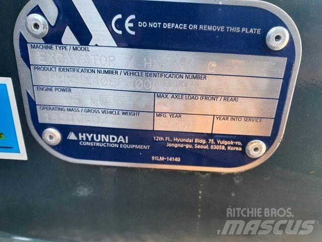 Hyundai HX140LC Kāpurķēžu ekskavatori