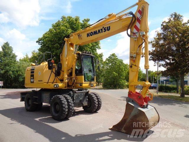 Komatsu PW 160-10 Ekskavatori uz riteņiem