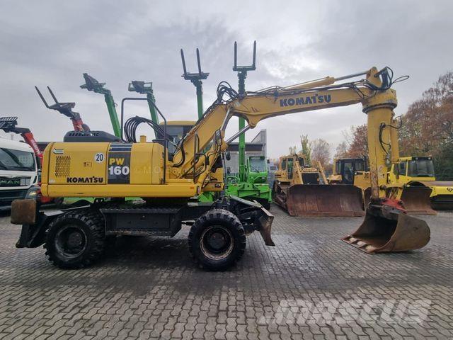 Komatsu PW 160-7EO Kāpurķēžu ekskavatori
