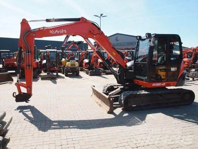 Kubota KX080-4a Mini ekskavatori < 7 t