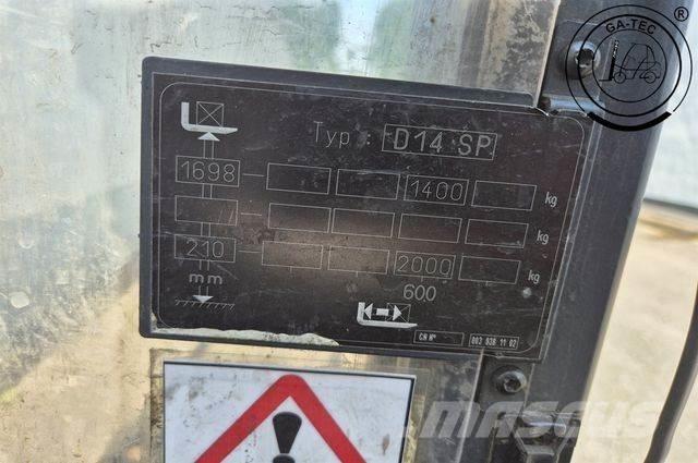 Linde D14SP-133-01 Pasūtījumu savācējs lielam augstumam