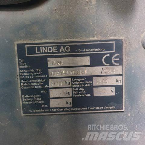 Linde H20 Tehnika ar dīzeļa dzinēju