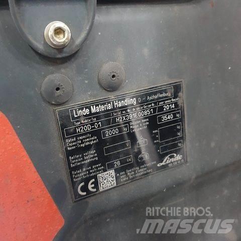 Linde H20D-01 Tehnika ar dīzeļa dzinēju