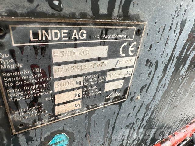 Linde H30D-30 Apvidus autokrāvējs