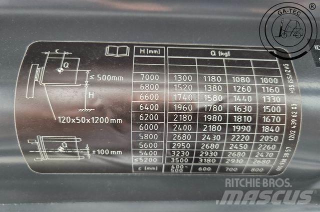 Linde H35D/1202-01 Tehnika ar dīzeļa dzinēju