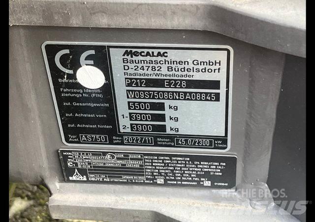 Mecalac AS 750 Iekrāvēji uz riteņiem