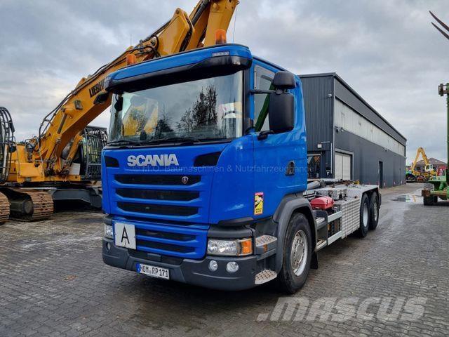 Scania G 450 Treileri ar āķi