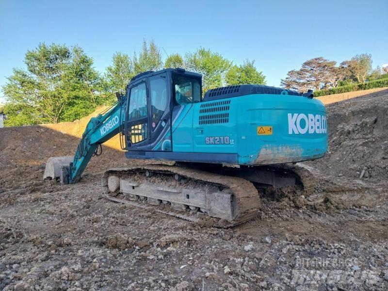 Kobelco SK210 Kāpurķēžu ekskavatori
