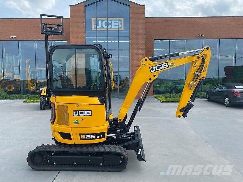 JCB 25-Z1 Cab Pro Kāpurķēžu ekskavatori