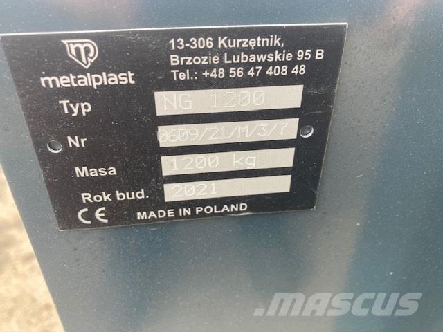  - - - 1200 KG Priekšējie svari