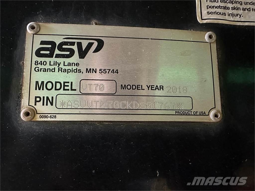 ASV VT-70 Lietoti riteņu kompaktiekrāvēji