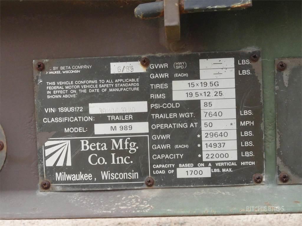 Beta M989 Citas piekabes