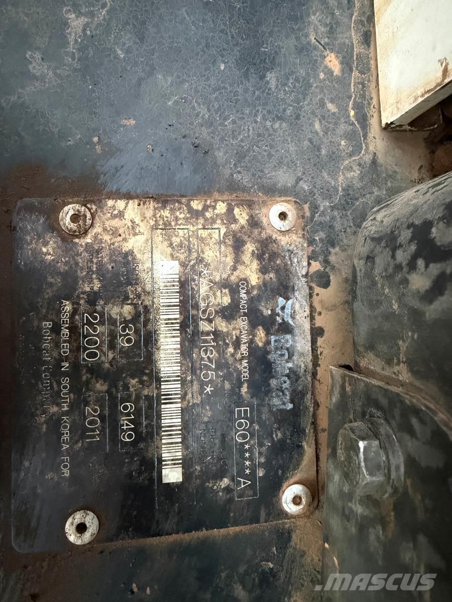 Bobcat E60 Kāpurķēžu ekskavatori