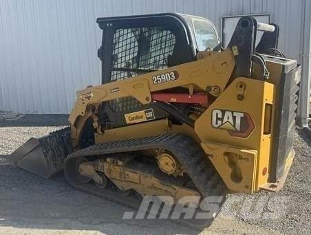 CAT 239D 3 Lietoti riteņu kompaktiekrāvēji