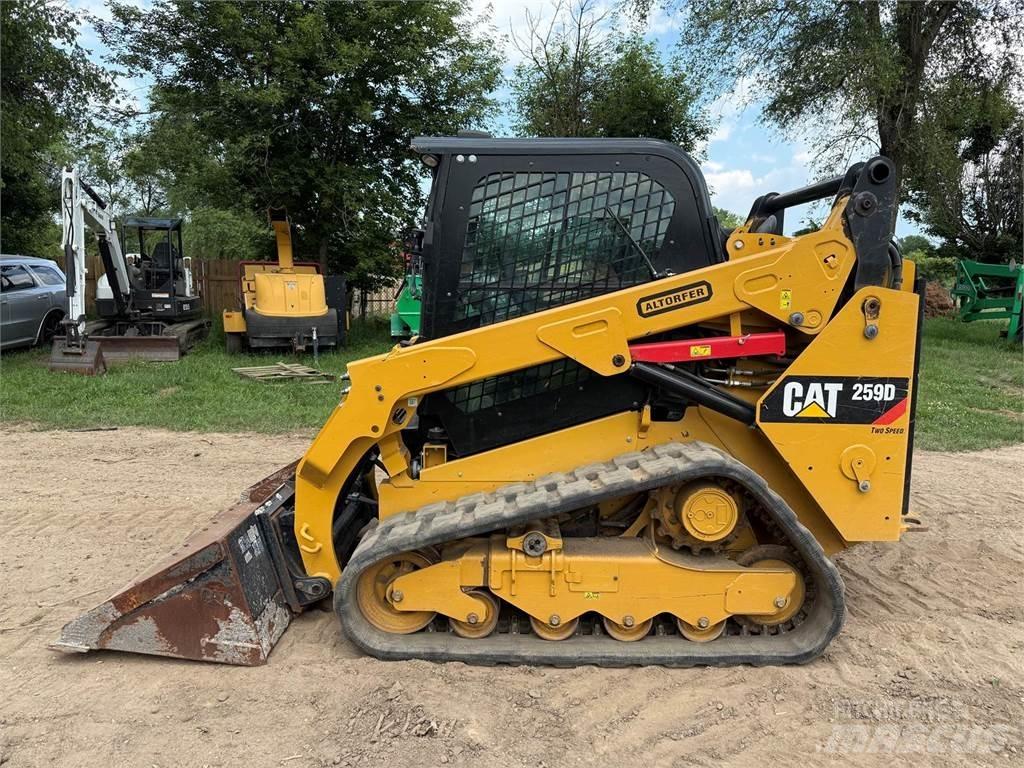 CAT 259D Lietoti riteņu kompaktiekrāvēji