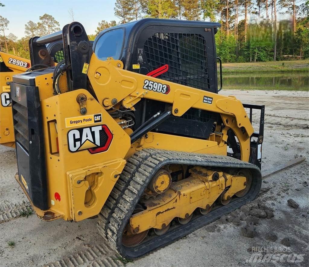 CAT 259D3 Kāpurķēžu iekrāvēji