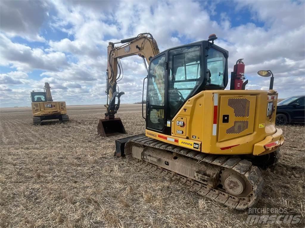 CAT 308CR Kāpurķēžu ekskavatori