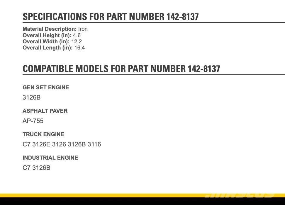 CAT 3126 Transports- Citi