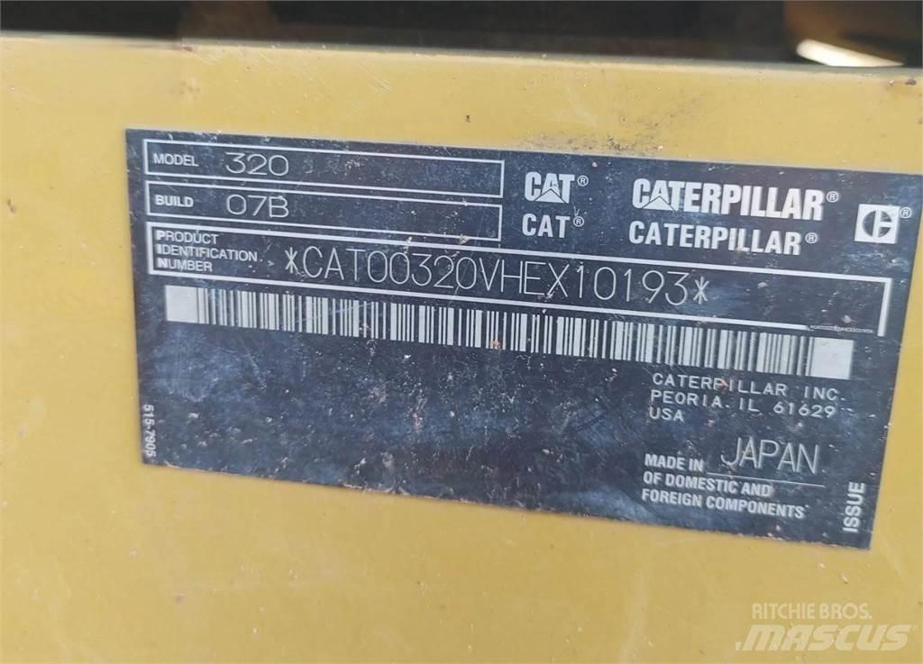 CAT 320 Kāpurķēžu ekskavatori