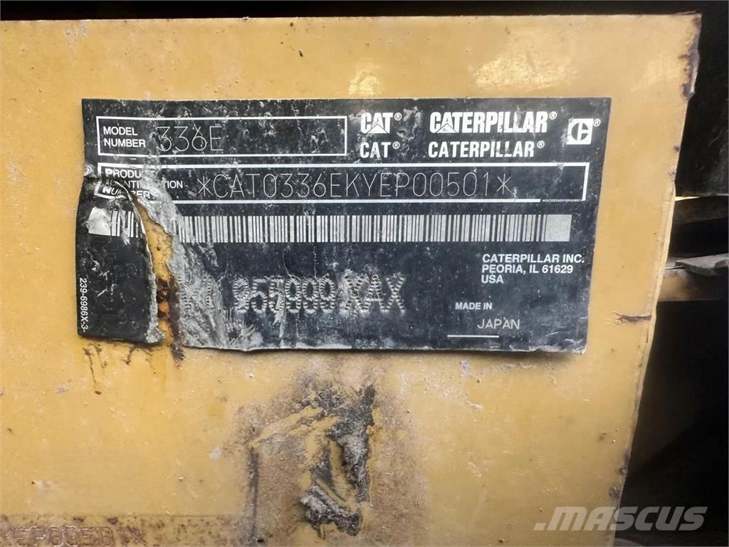 CAT 336EL Kāpurķēžu ekskavatori