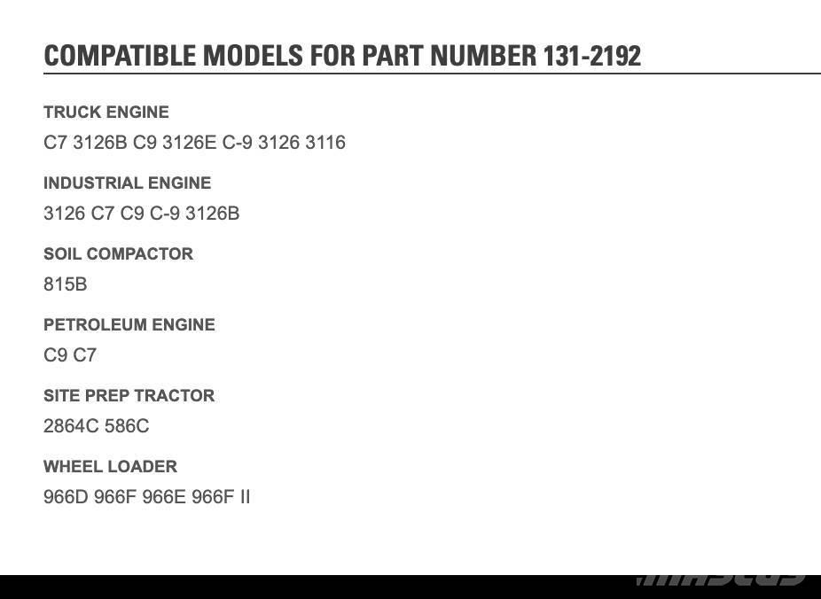 CAT C7 Dzinēji