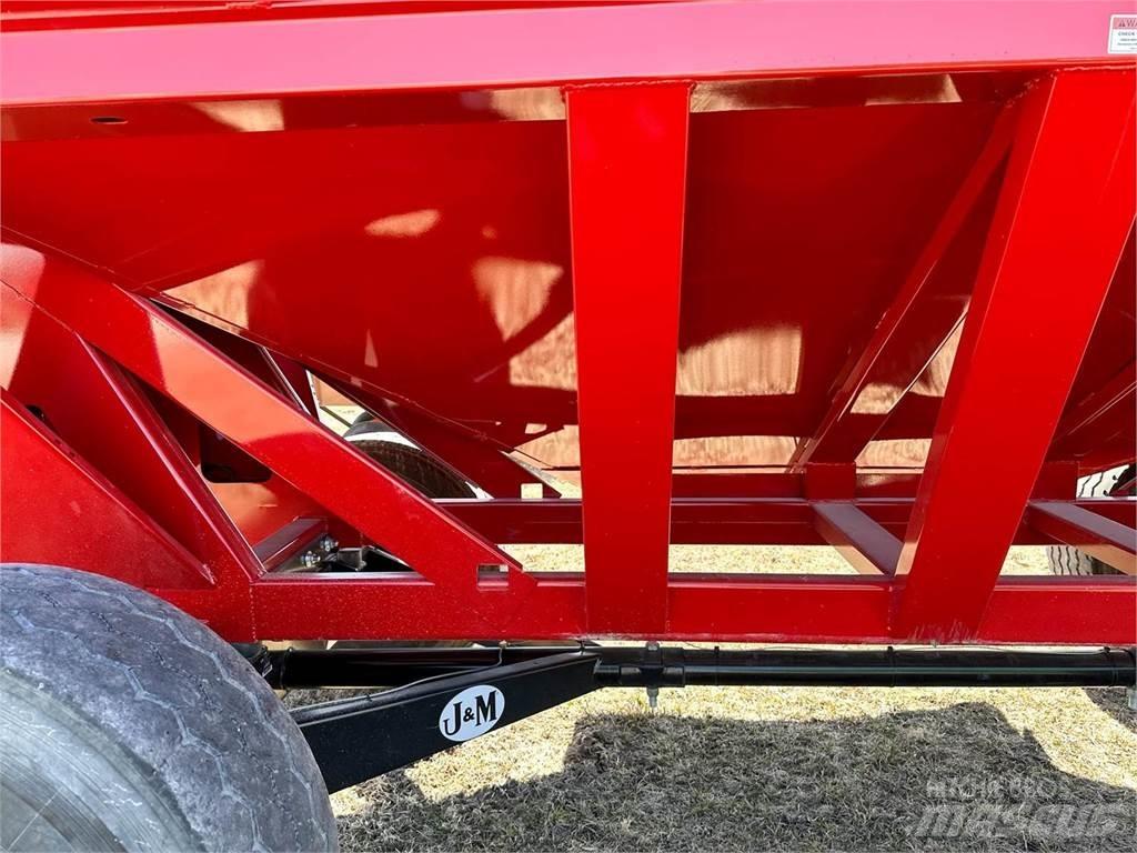 J&M 755SD Graudu pārkraušanas piekabes