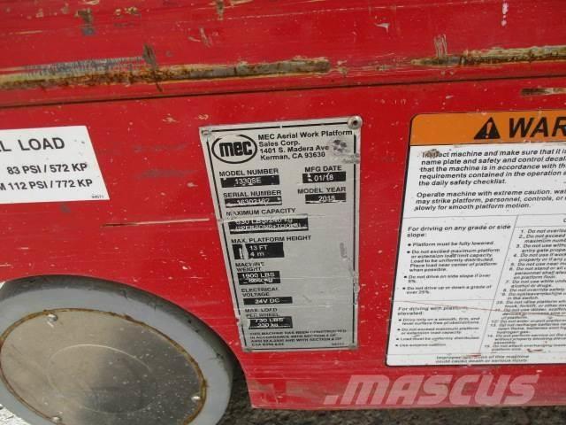 MEC 1330SE Šķerveida pacēlāji