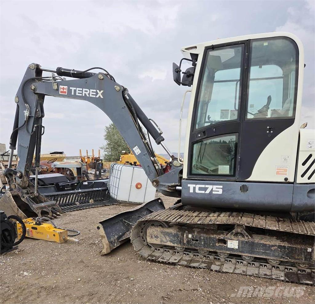 Terex TC75 Kāpurķēžu ekskavatori